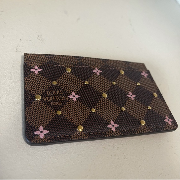 Louis Vuitton Ebene Card Holder Studs - Picture 3 of 12